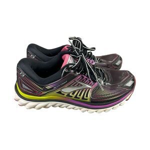 Brooks Glycerin 13‎ Womens 8 B Shoes Running Walking Black Purple 1201971B019